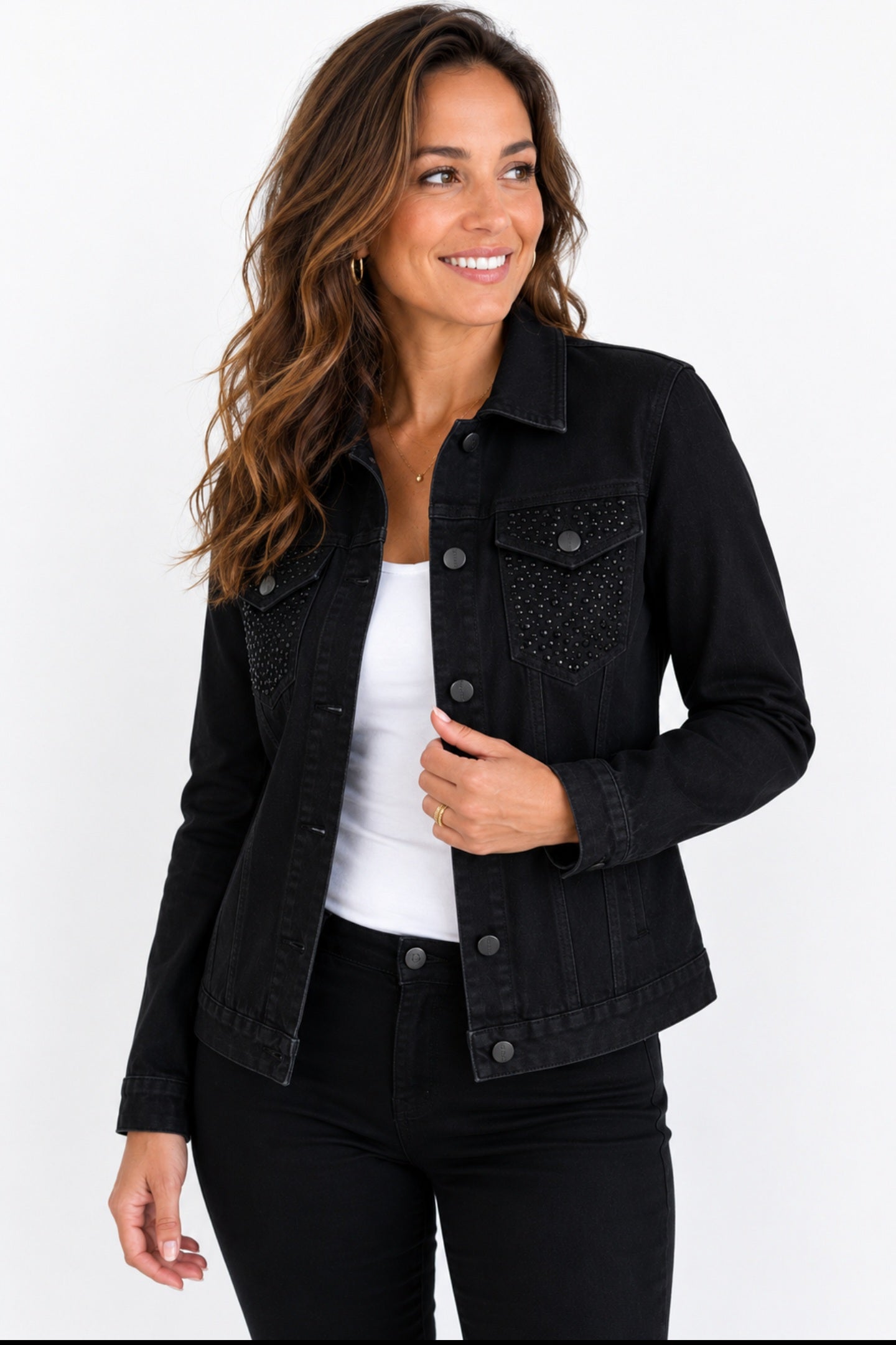 Midnight Spark Denim Jacket