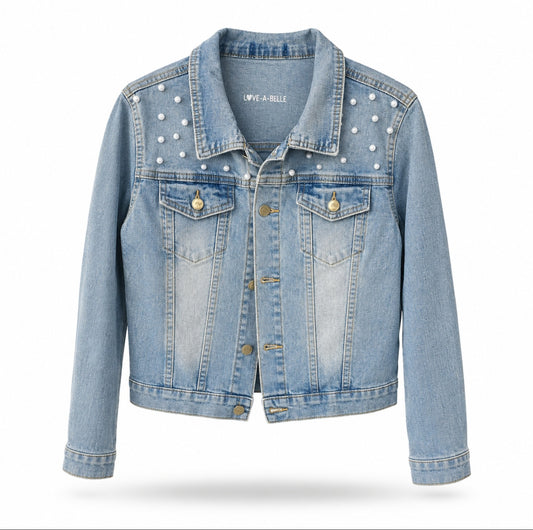 Bella Pearl Denim Jacket
