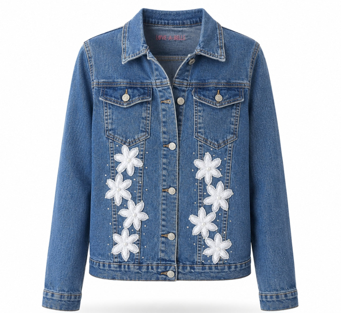 Blossom Lux Denim Jacket