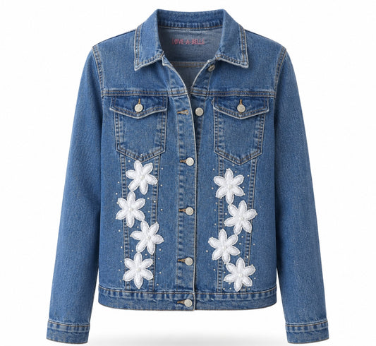 Blossom Lux Denim Jacket
